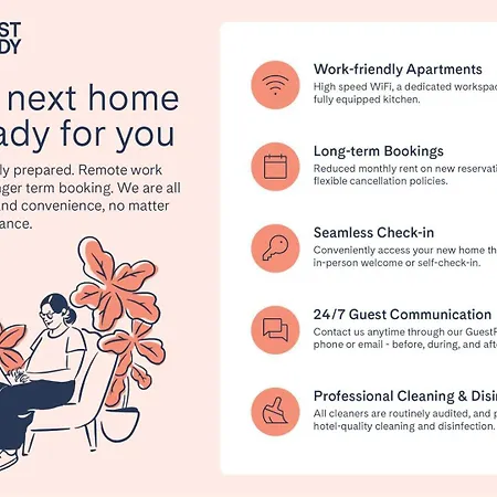 Guestready - Sunlit Duplex Escape Lejlighed
